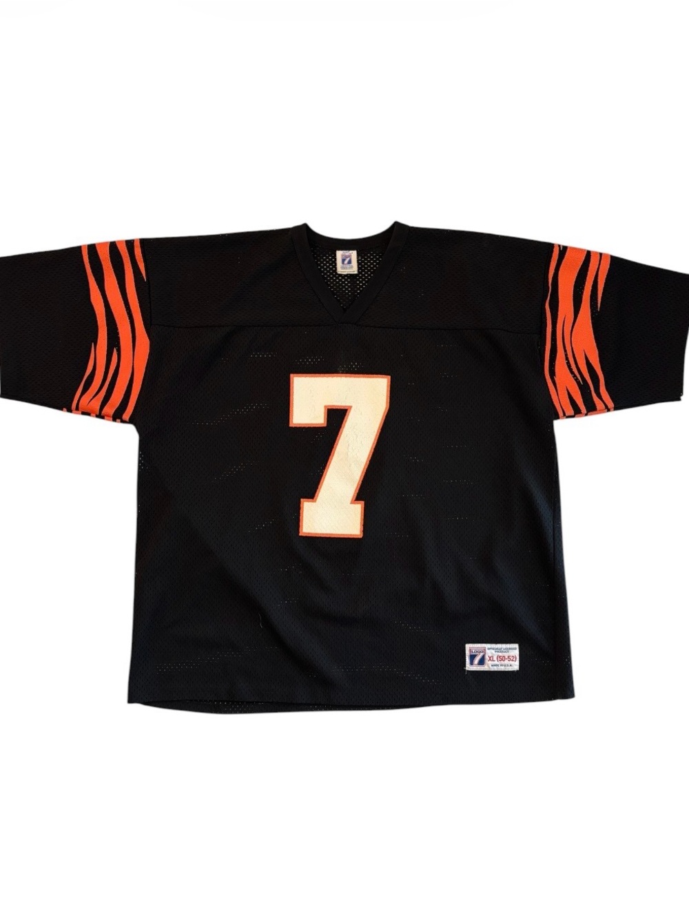 Vintage Logo 7 Cincinnati Bengals #7 Boomer Esiason Football Jersey Men’s Sz XL